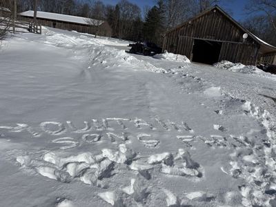 Snow Writing
